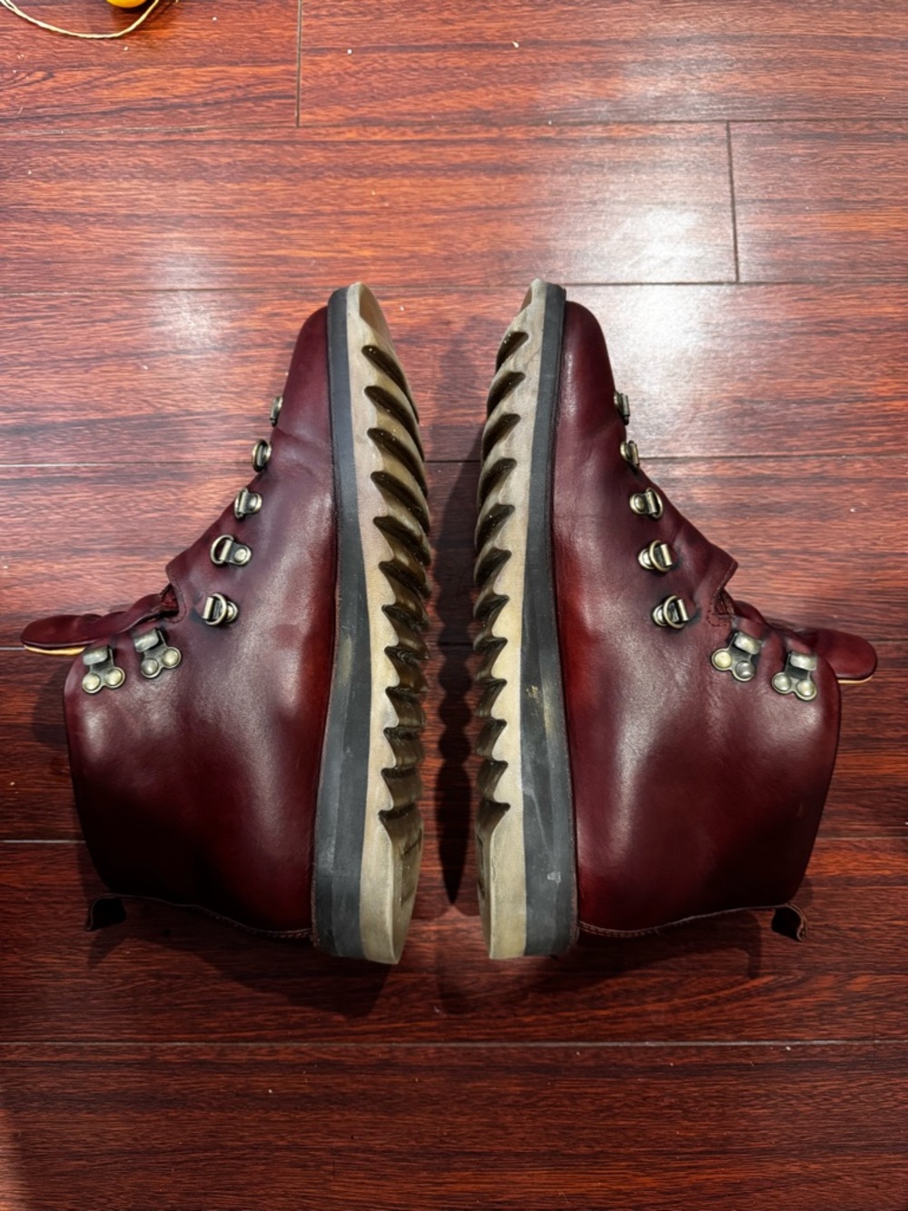 Men's Fracap M120 Boots Burgundy (Arabian 725) Leather Lace-Up Boots